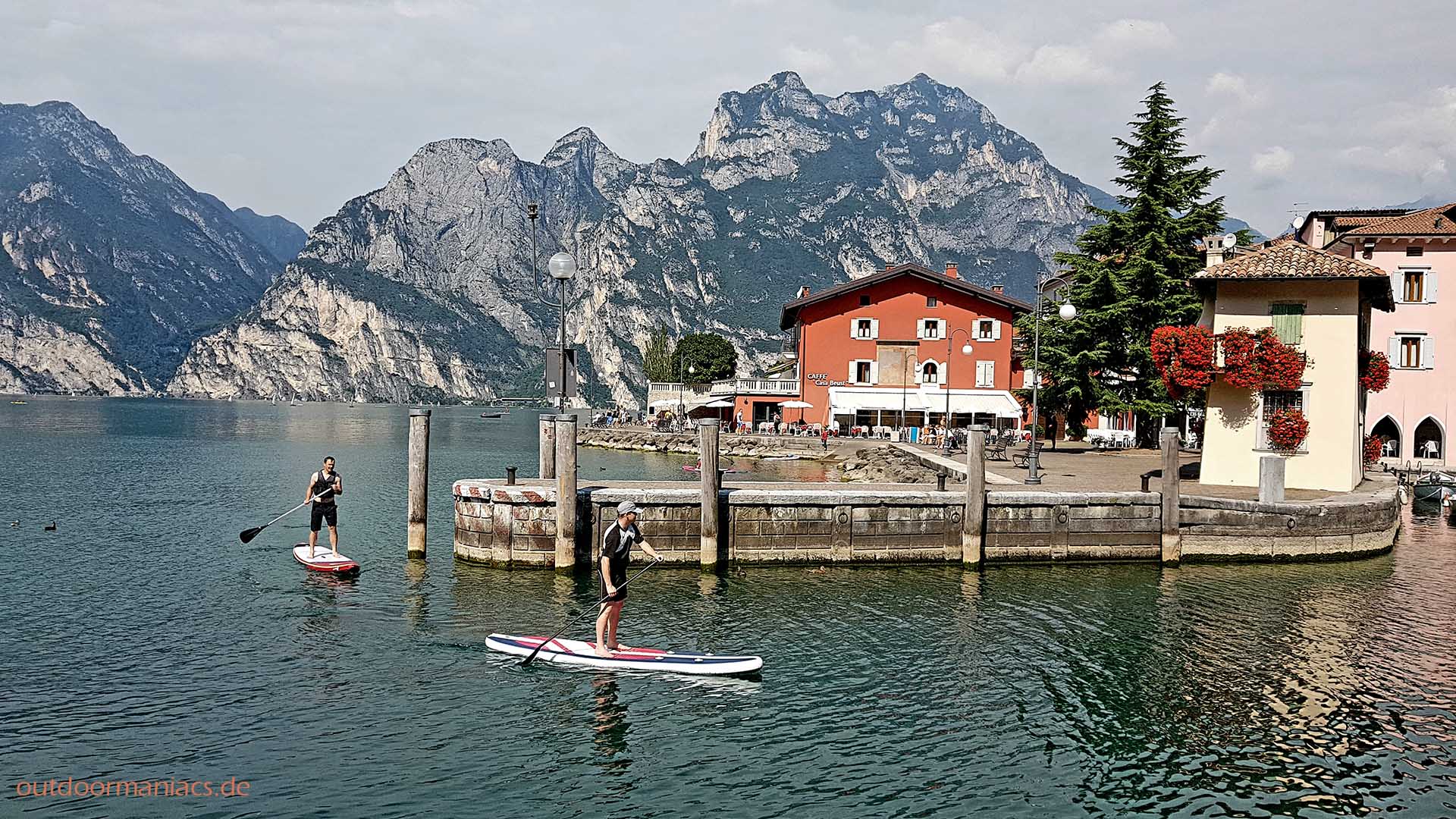 Gardasee Stand up Paddle boarding in Torbole Nago