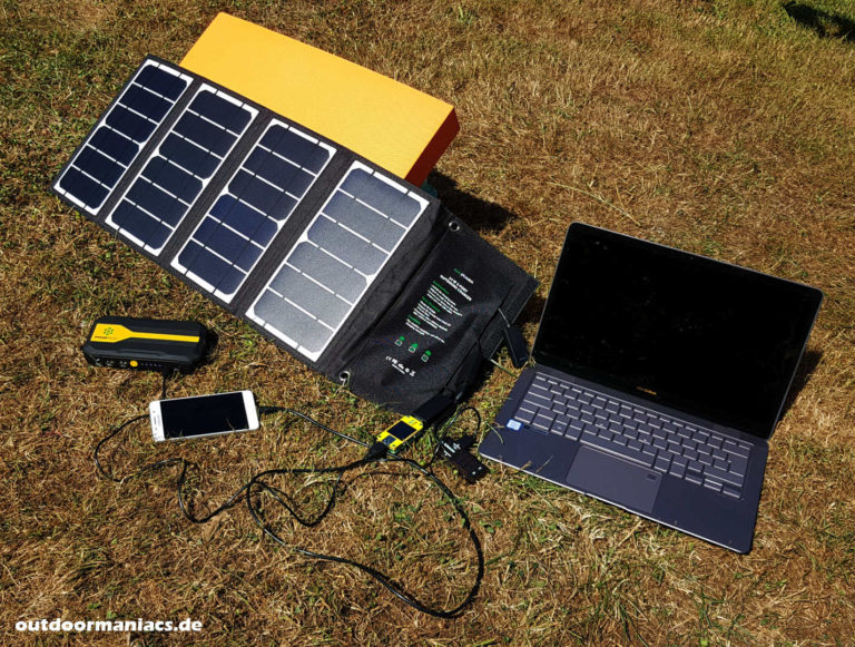 Solar Ladegerät Test Die besten mobilen Solarpanele