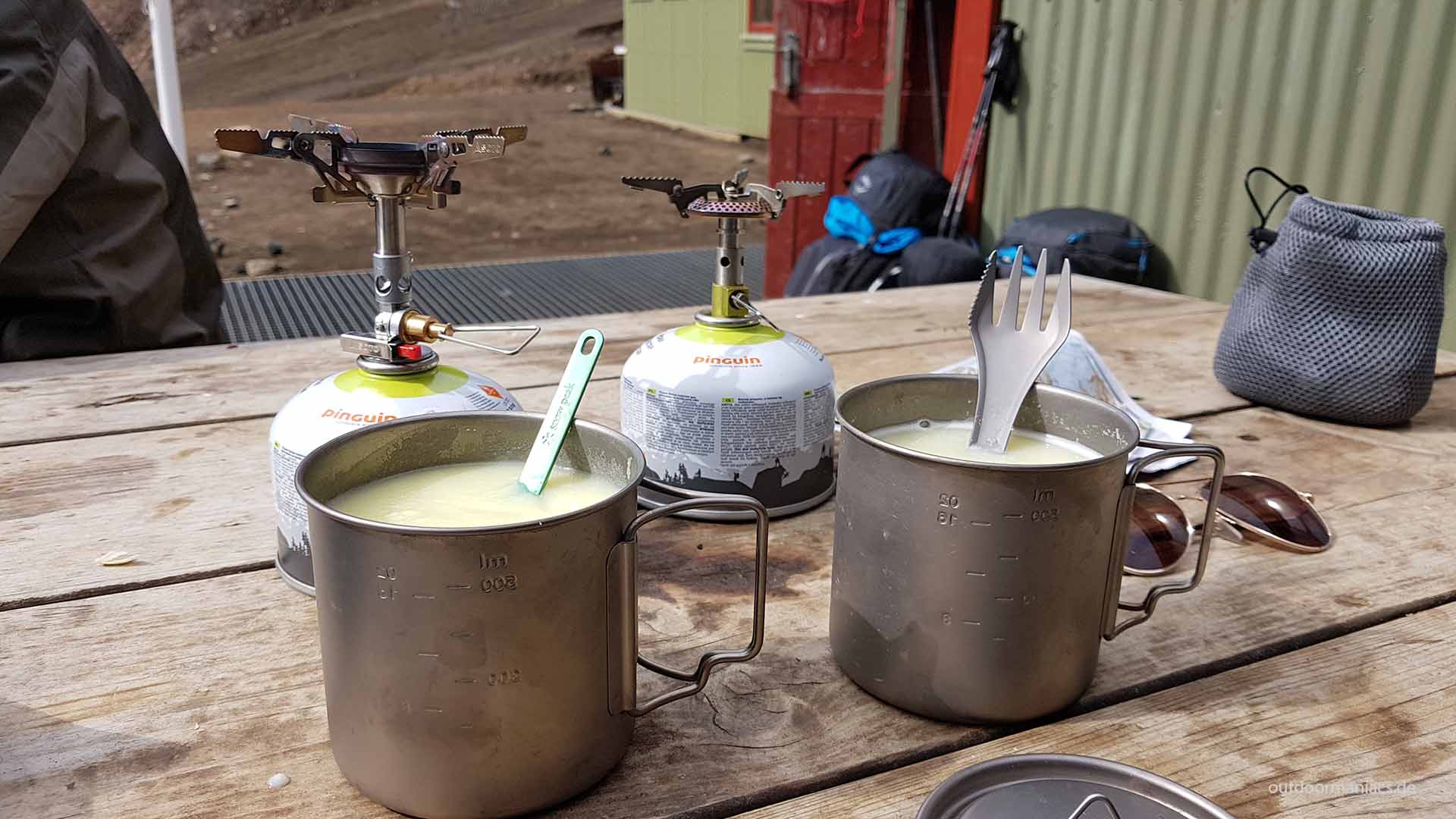 laugavegur island gaskartuschen kochen island trekking essen
